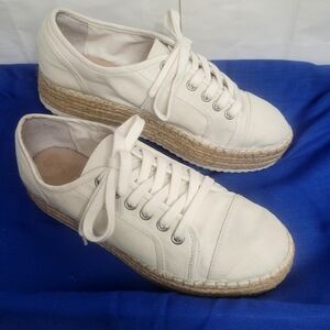 Gianni Bini Women's Canvas Platform Espadrille Sneakers,  Size 8